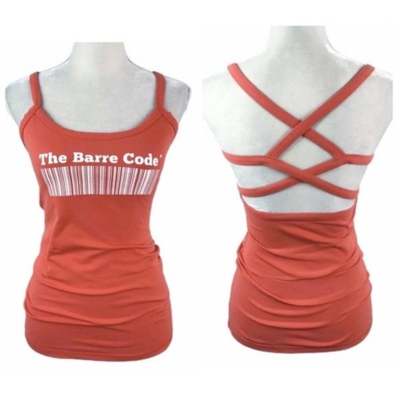 The Barre CodeCrossed Straps Build In Bra Top ® - Picture 1 of 8